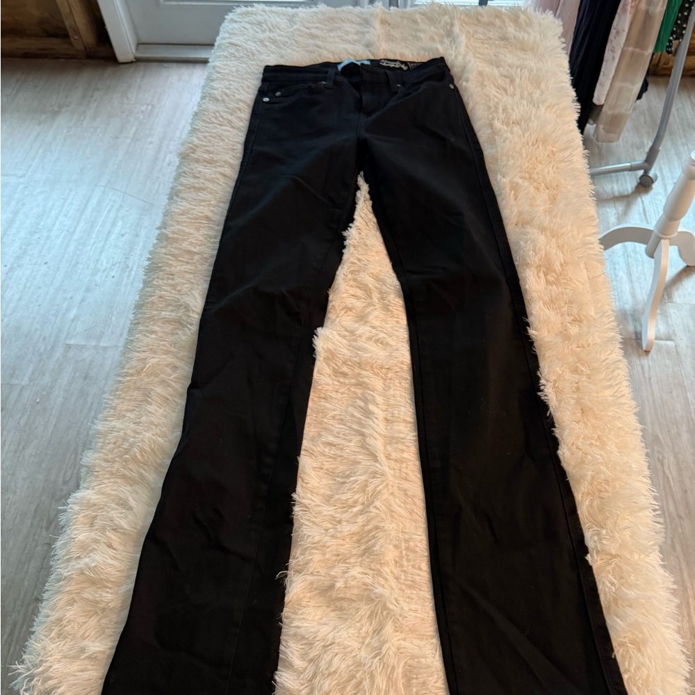 7 For All Mankind Black Denim Jeans